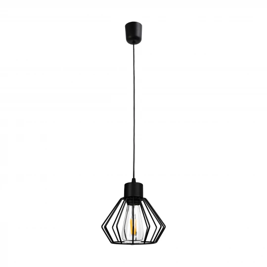 PINO lampa wisząca, moc max. 1x60W, E27, czarna
