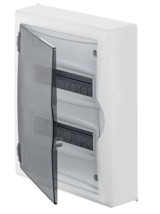 Rozdzielnica modułowa 2x12 n/t ECONOMIC BOX RN 2/24 drzwi transparentne (N+PE) IP40 2505-01