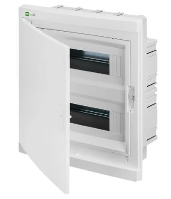 Rozdzielnica modułowa p/t Elegant RP 2x12 PE+N IP40 drzwi białe 2435-00