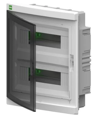 Rozdzielnica modułowa p/t Elegant RP 2x12 PE+N IP40 drzwi dymne 2435-01