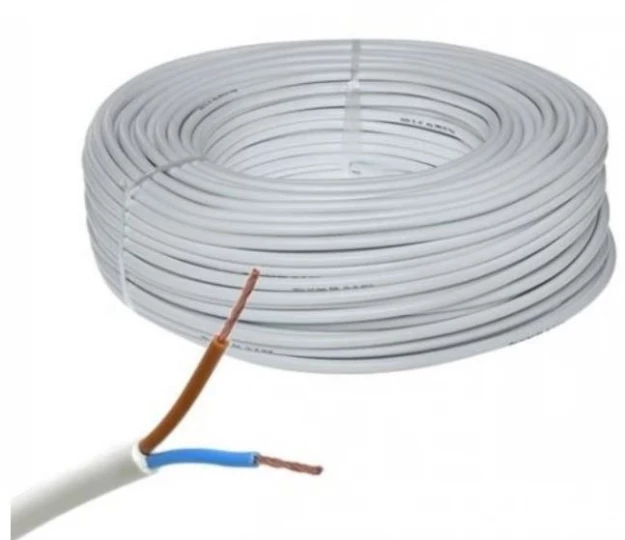 Przewód OMY 2x0,5 300/300V H03VV-F (linka)