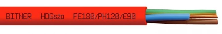 Przewód ognioodporny PH120 FE180 E90 HDGS 3x2,5 żo 300/500V B2ca-s1a d0 a1 B52052