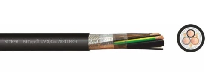 Przewód do przetwornic BiTservo UV 3plus 2XSLCHK-J 0,6/1kV 3x2,5+3G0,5 IP2601