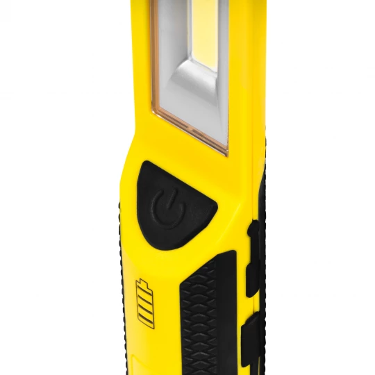 Latarka warsztatowa akumulatorowa LED COB 3W+1W 2,6Ah Li-Ion /hak, magnes, powerbank/ LW-2PB