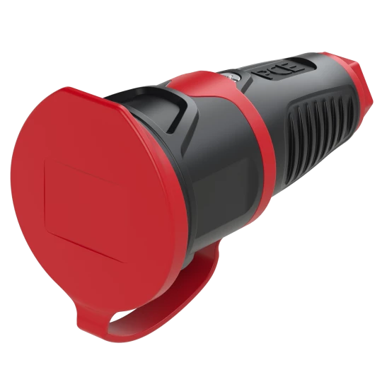 Gniazdo przenośne gumowe z zatyczką 16A 2P+Z SCHUKO 230V VDE IP54 TAURUS2 2511-sr