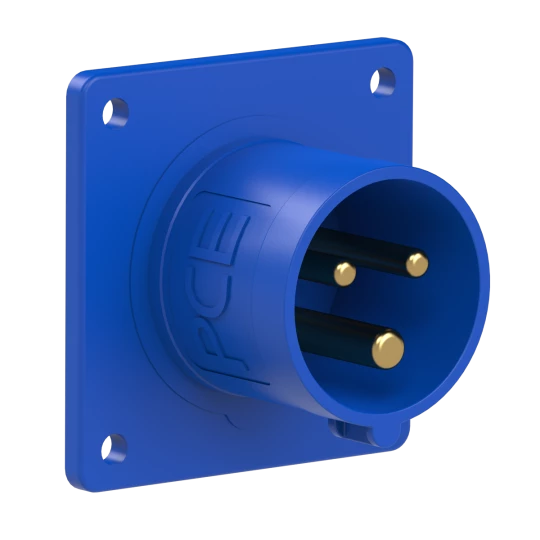 Wtyczka tablicowa 16A 3P 230V niebieska IP44 613-6