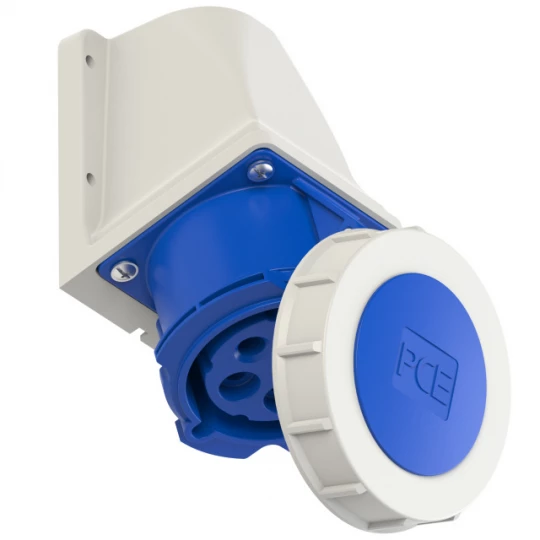 Gniazdo stałe 32A 5P 230V niebieskie IP67 1252-9v