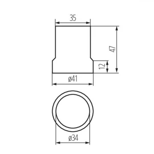 Oprawka E27 ceramiczna HLDR-E27 02160