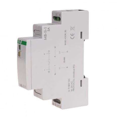 Przetwornik prądowy z wyjściem MODBUS RTU 5A/20A 9-30V DC MAX-MB-1I-1-5A