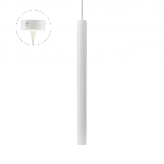 CHLOE SLIM MR11 ZWIESZANA BAZA 250V IP20 40x500+1m kabel BIAŁY regulowany kąt świecenia SLIP005053