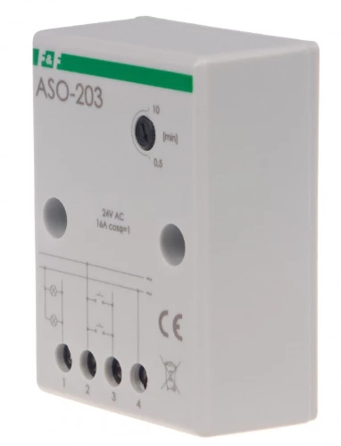 ASO-203 Automat schodowy z przeciwblokadą 24V AC/DC F&F