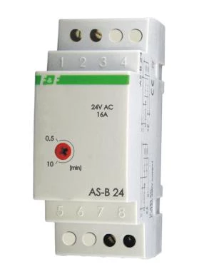 AS-B110 Automat schodowy na szynę 16A 110V AC 1Z 0,5-10min