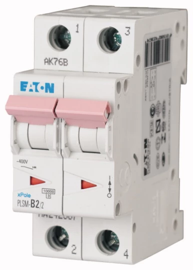 Wyłącznik nadprądowy 2P D 2A 10kA AC PLSM-D2/2-MW 242416