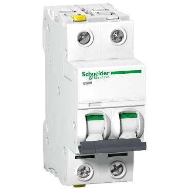 Wyłącznik nadprądowy 2P C 16A 10kA AC iC60H-C16-2 A9F07216