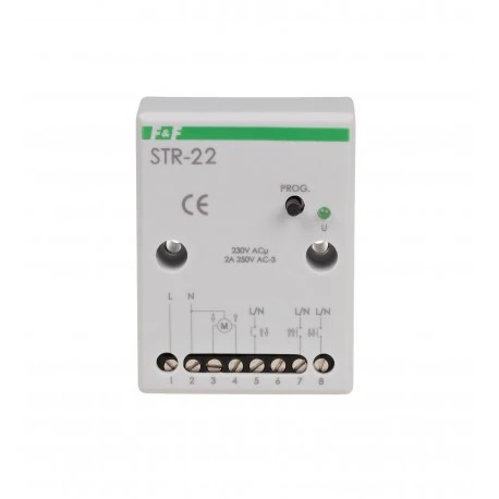 Sterownik rolet 230V biały 50-60Hz śruba IP20 STR-22