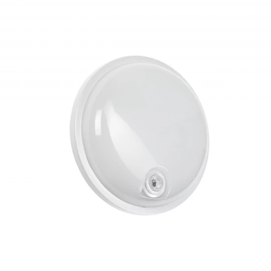 TECHNIC LAMP KANAŁOWA 20W NW 230V 120st IP54 IK07  220x60mm BIAŁY okrągła czujnik ruchu PIR