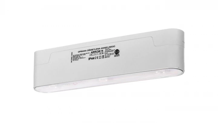 Oprawa awaryjna ARROW N ECO LED 3x1W (optyka do przestrzeni otwartych) 1h jednozadaniowa ARNO/3x1W/E/1/SE/X/WH