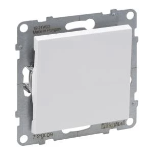 SUNO2 Przycisk pojedynczy biały 6A 250V zaciski automatyczne 721109
