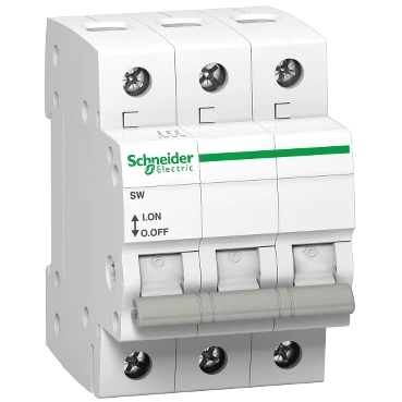 Rozłącznik modułowy 63A 3P SW-63-3 A9S62363