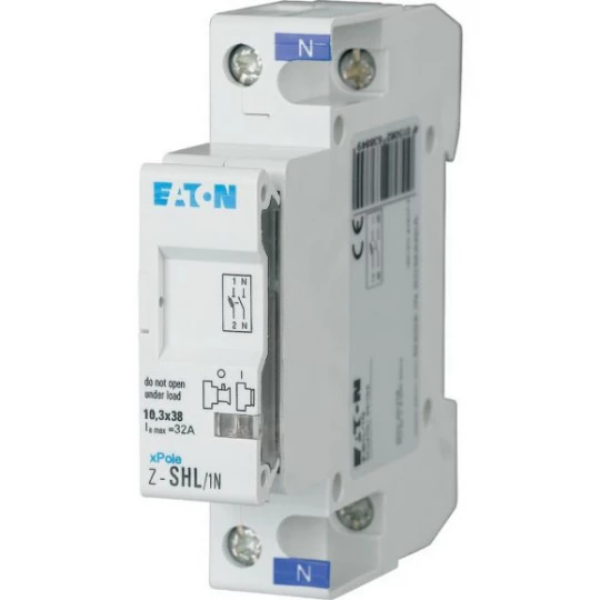 Rozłącznik bezpiecznikowy cylindryczny 1+N 10x38mm Z-SHL/1N 263884