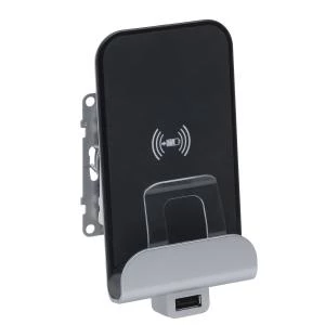 SUNO2 Ładowarka indukcyjna + USB Typ A biały 721134