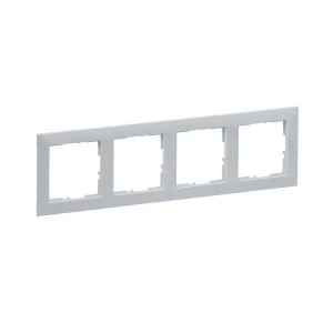 SUNO2 Ramka czterokrotna aluminium 721514