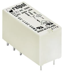 Przekaźnik miniaturowy 1Z 16A 24V DC AgSnO2 cewka czuła 0,25W, raster 5mm, do obwodów drukowanych IP40 RM85-3021-25-S024 604555