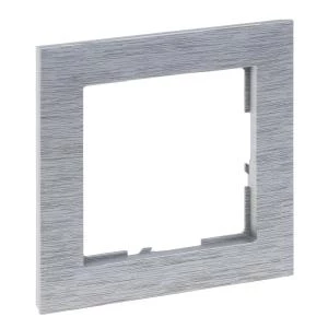 SUNO2 Ramka jednokrotna aluminium szczotkowane 721561
