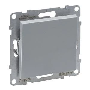 SUNO2 Przycisk pojedynczy aluminium 6A 250V zaciski automatyczne 721309