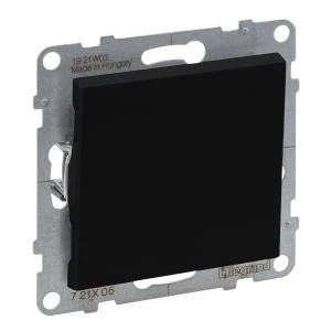 SUNO2 Łącznik schodowy czarny 10AX 250V zaciski automatyczne 721406