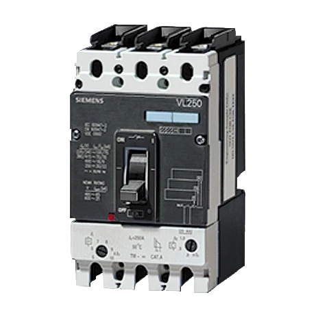 Rozłącznik kompaktowy VL250 3P 250A 55kA 415V AC 3VL3725-1DE33-0AA0