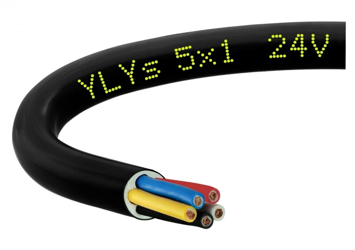 Przewód samochodowy YLY-S 5x1 24V
