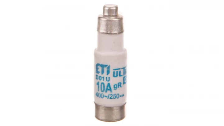 Wkładka bezpiecznikowa D01 10A aR 400V E14 10NZ01R