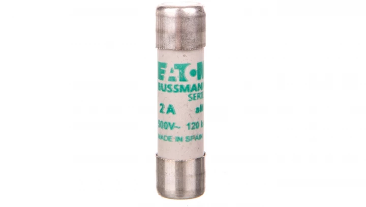 Wkładka bezpiecznikowa cylindryczna 10x38mm 2A aM 500V C10M2