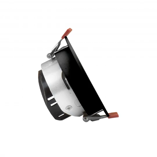 FIALE COMFORT ANTI - GLARE GU10 250V IP20 FI85x50mm BLACK round, reflector silver, adjustable SLIP001020