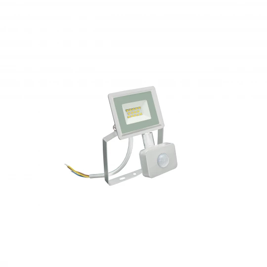 NOCTIS LUX 3 FLOODLIGHT 10W CW 230V IP44 114X150X53MM WHITE WITH PIR SENSOR