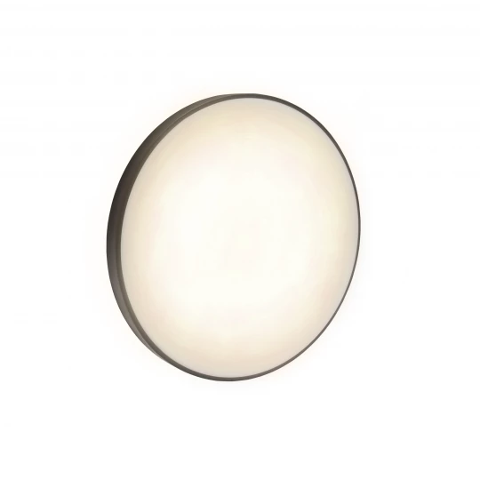 NYMPHEA BLACK & WHITE RINGS 18W WW 230V 115st IP54 IK04 FI250x52 WHITE / BLACK ROUND WITH SENSOR