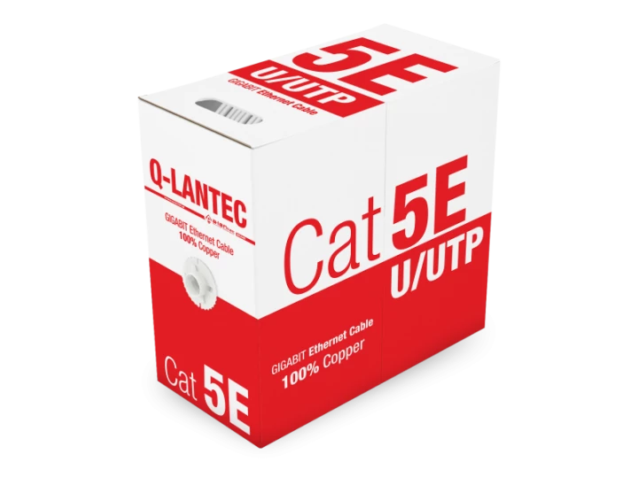 Kabel sieciowy UTP kat.5e PVC Eca Q-LANTEC - 305m - 10 lat gwarancji.  - Q-LANTEC
