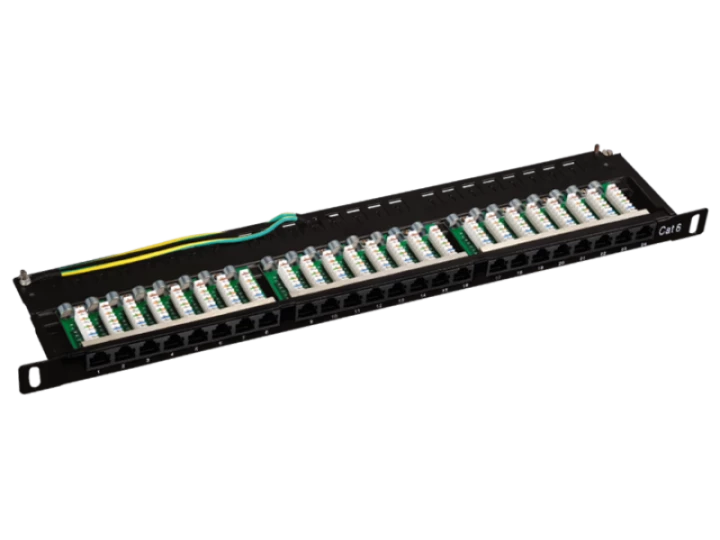 Patch panel OPTIMUM UTP kat.6 24 porty LSA 0.5U ALANTEC - ALANTEC