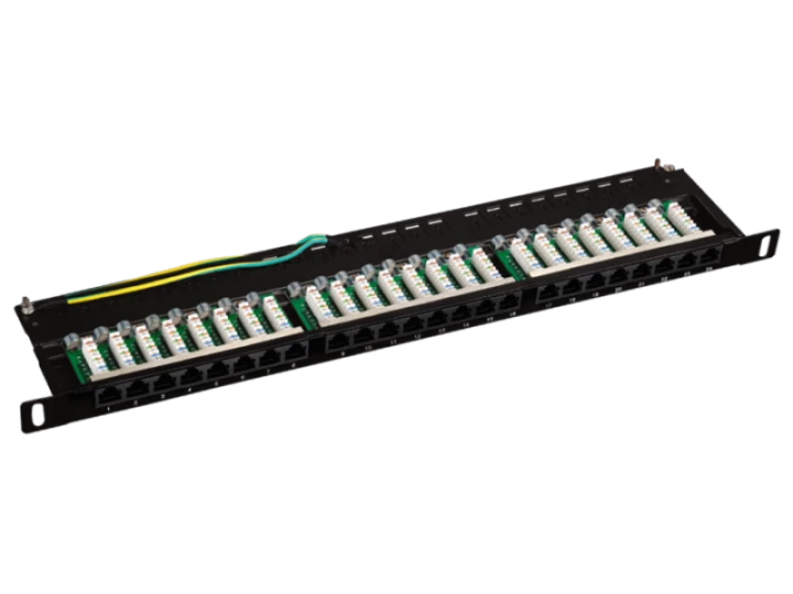 Patch panel OPTIMUM UTP kat.5e 24 porty LSA 0.5U ALANTEC - ALANTEC