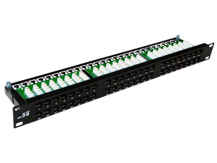 Patch panel OPTIMUM UTP kat.5e 48 portów LSA 1U ALANTEC - ALANTEC