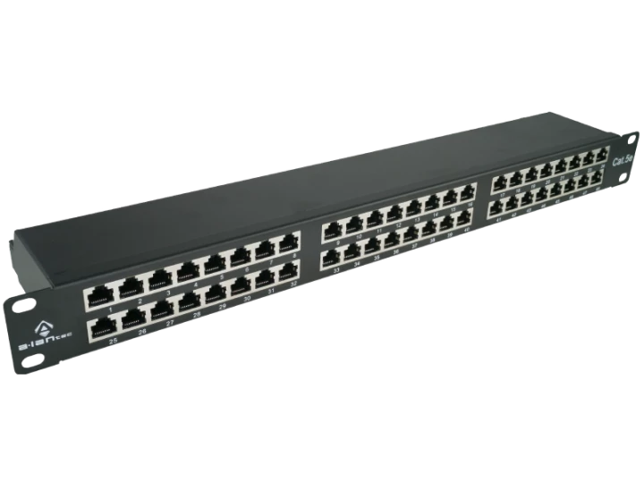 Patch panel STP kat.5e, 48 portów, IDC ALANTEC - ALANTEC