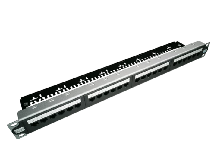 Patch panel UTP kat.6A 24 porty LSA 1U ALANTEC - ALANTEC