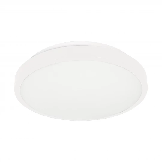 SELENE plafon 2xE27, max. 2x60W, czujnik mikrofalowy, IP54, biały