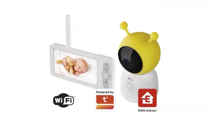 GoSmart Niania elektroniczna IP-500 GUARD obrotowa z monitorem / Wi-Fi H4052