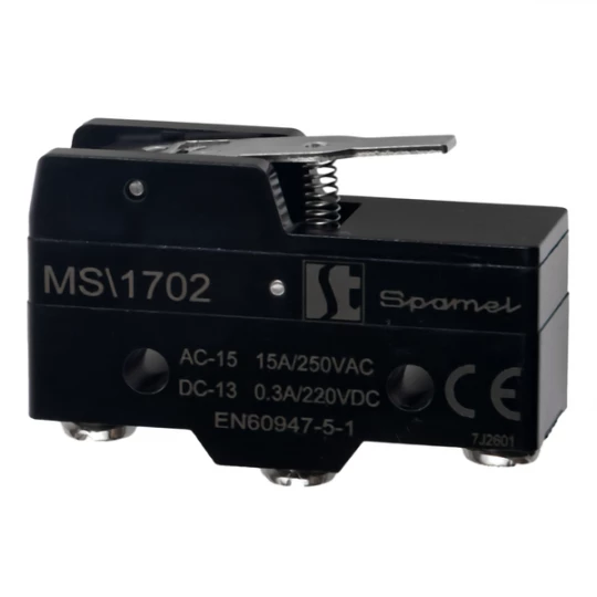 Łącznik miniaturowy dźwignia płaska krótka MS1702