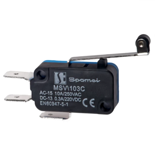 Łącznik miniaturowy dźwignia z rolką długa MSV103C