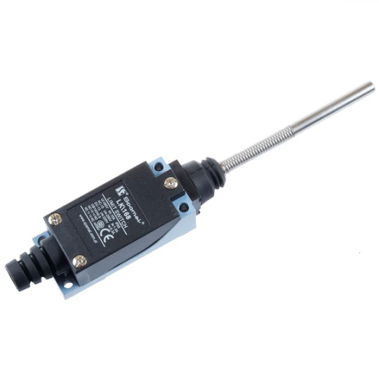 Łącznik krańcowy 1Z 1R metal/tworzywo dźwignia sprężynowa LK168