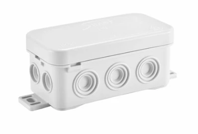Puszka n/t hermetyczna 85x45x39mm IP54 z dławnicą zintegrowaną biała N8 83008006