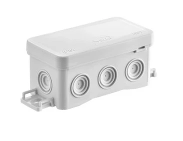 Puszka naścienna 45x40x85mm z dławnicą zintegrowaną samozatrzaskowa seria FASTBOX szara IP54 NS8 35357102